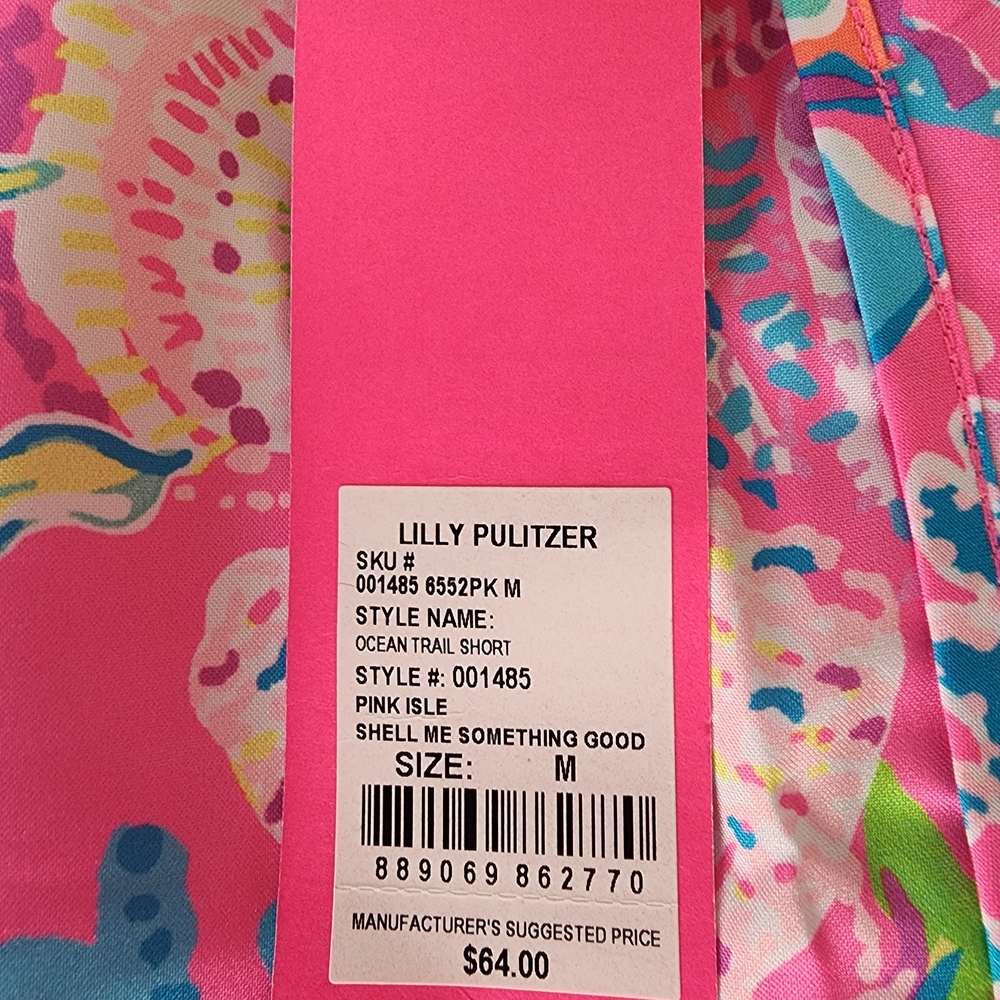 Lilly Pulitzer Vibrant Pink Athletic Shorts - Picture 5 of 6